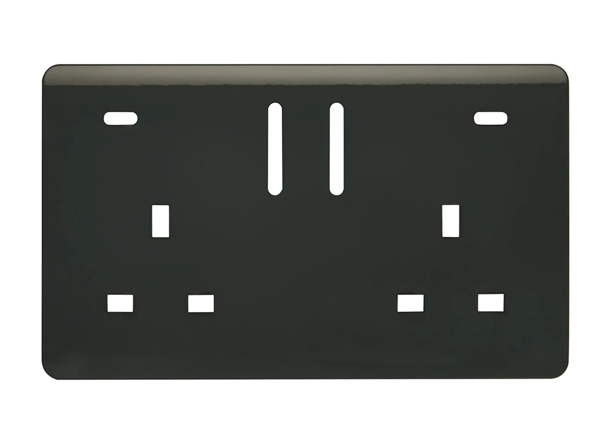 Charcoal Spare Plate Wiring Accessories Trendi Decorative Screwless